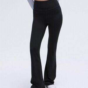 Lululemon Black Nulu Groove Flare Super High Rise Pant